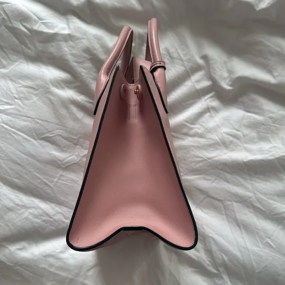 Pink Prada Saffiano Tote Purse - Picture 4 of 9